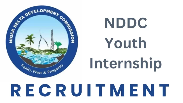 NDDC Youth Internship Recruitment