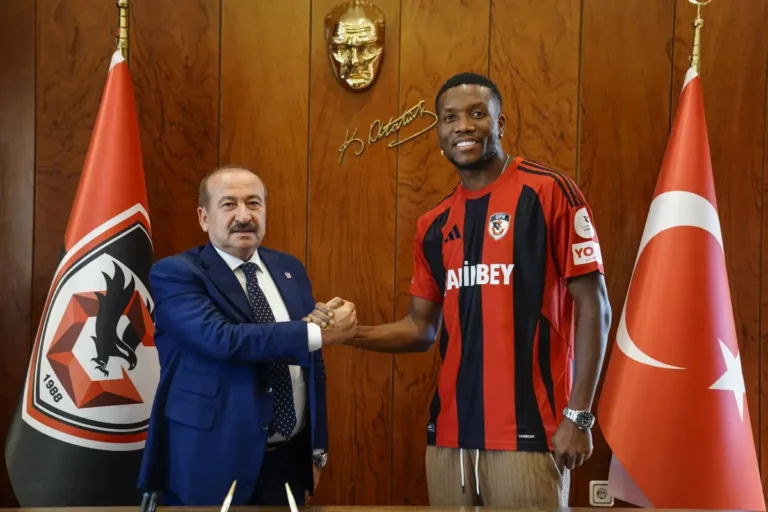 Okereke Joins Turkish Club Gaziantep on Loan