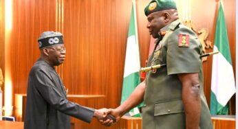 President Tinubu Promotes Olufemi Oluyede To Lieutenant General (PHOTOS)