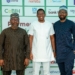 L-R Chief Product Officer, Frank Atashili; Managing Director, Dennis Ajalie and Chief Technology Officer, Emeka Awagu all, from TeamApt Ltd, at the Committee of e-Banking Industry Heads (CeBIH) Conference 2024 which held in Lagos recently