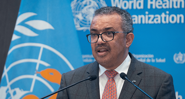 WHO Director-General Tedros