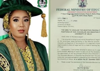 UNIABUJA VC Appointment