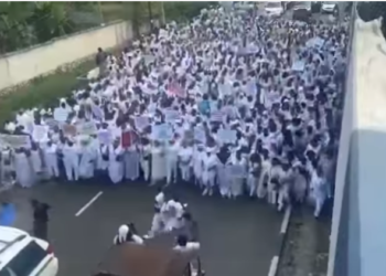 Pro-Emergency Rule Protest