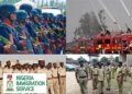 Immigration, NSCDC, Correctional, Fire Service