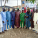 MHR ALG Hon. Ayuba Adele Ganiyu (m), flanked by Ibrahim Jagaba (5th from left) and Sarki Overall of Alimosho HRH Alhaji Ahmed Haruna Kuraja, (4th from right) and other Arewa Community leaders from the 6 local councils in Alimosho