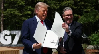 President Trump Finalise US-UK Trade Deal With Starmer