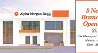 Alpha Morgan Bank Strengthens Presence with Three New Branches in Abuja and Port Harcourt