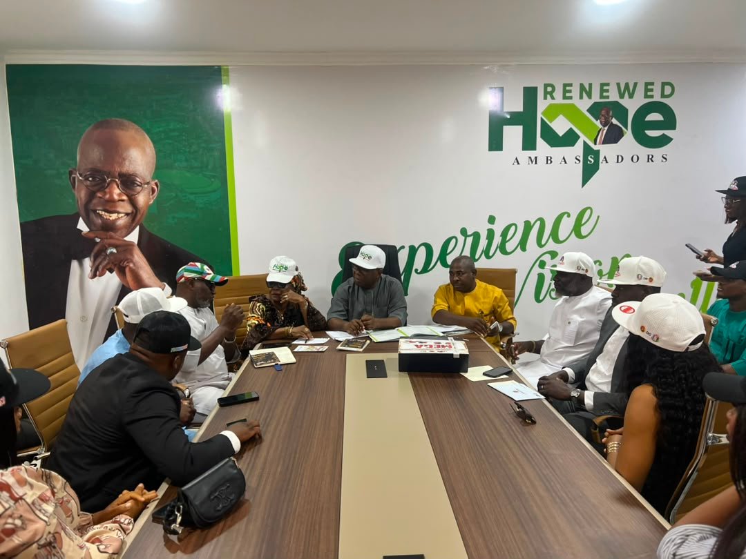 Tinubu 2027, Renewed Hope Agenda, Bola Tinubu re-election, Renewed Hope Ambassadors, Tinubu support groups